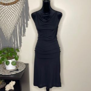 Slinky little black dress